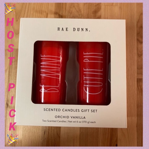 Rae Dunn Other - RAE DUNN 2PC BE MINE/CUTIE PIE” SCENTED CANDLE SET